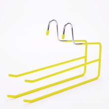 Factory Wholesale multilayer cloth hanger PVC Coated Wire Metal Hangers